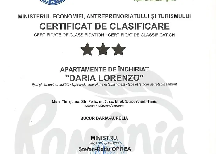 Appartement Daria Lorenzo Timişoara